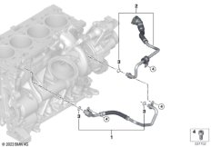 Система охлаждения турбонагнетателя