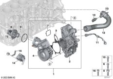 Сист.охлажд.- Насос охл.жидк./термостат