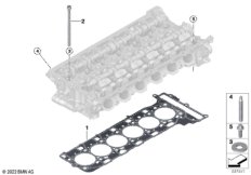 Головка блока цилиндров-доп.элементы