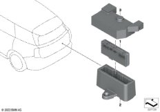 Блок упр.функц.модуля крышки багажника