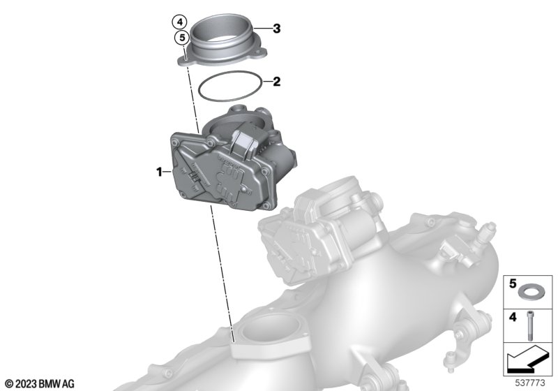 Корпус дроссельной заслонки