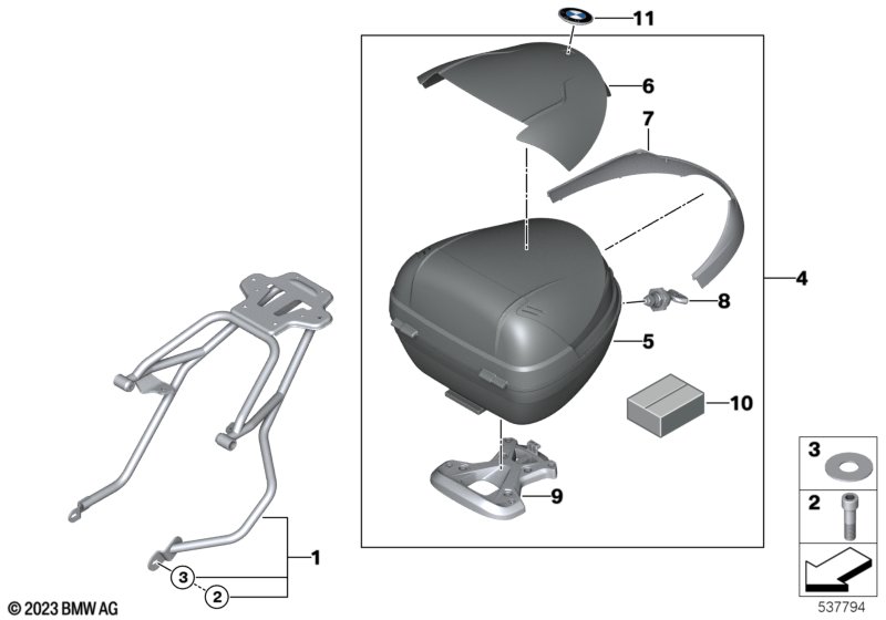Дооснащение: топкейс