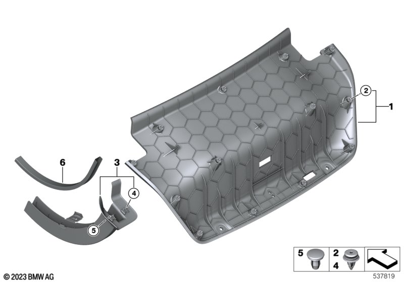 облицовка багажной двери
