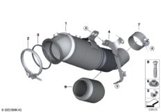 Катализатор рядом с двигателем