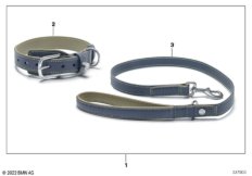 Акс. для дом.животных — ошейник, поводок