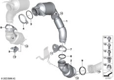 Катализатор рядом с двигателем