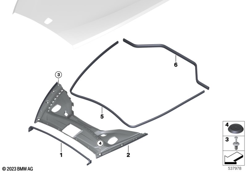 Уплотнители капота