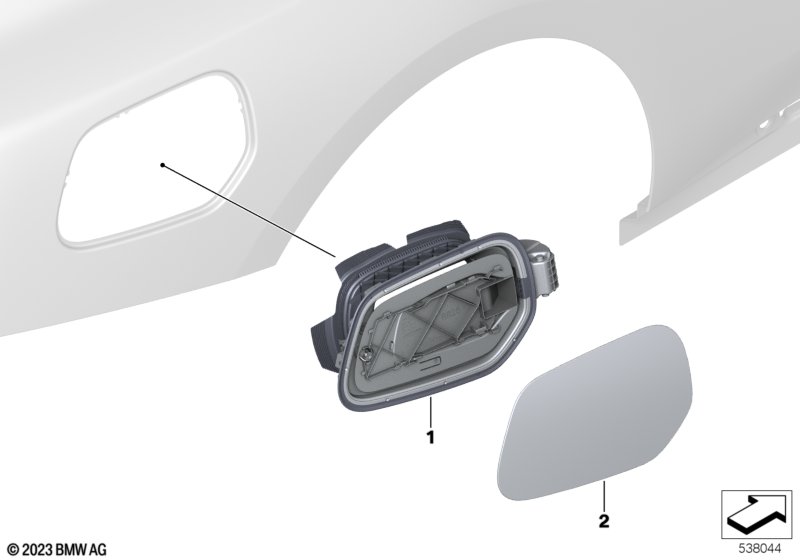 Заслонка заливного отверстия