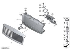Решетка радиатора / фигура на капоте