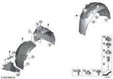 Защитный кожух колесной ниши