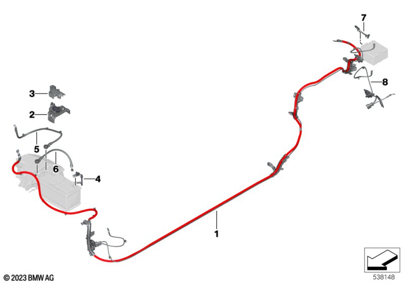 Провод батареи/кабель на массу