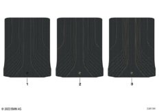 Коврик по форме багажника Exklusiv