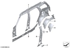 Боковой каркас Внутр
