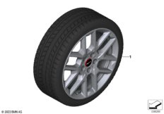 Колесо в сб.зимн. JCW Y-обр. сп. 945—18"