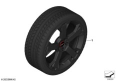 Колесо в сб.зимн. JCW Runway Sp. 948—19"