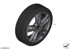 Колесо в сб.зим. JCW Double S.1041 — 19"