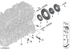 Блок цилиндров/дополнительные элементы