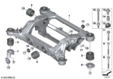 Балка заднего моста BEV