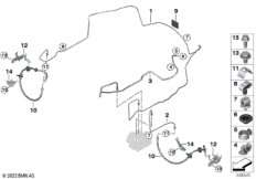Тормозной трубопровод/шланг Пд