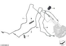 Трубопроводы тормозного привода Пд
