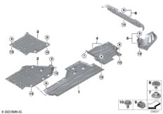 Облицовка днища кузова ICE/PHEV