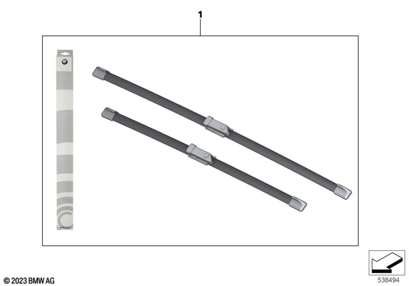 Комплект щеток стеклоочистителя