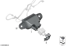 Система омывателей ICAM сзади