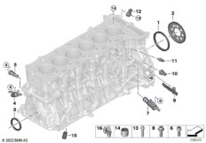 Блок цилиндров/дополнительные элементы