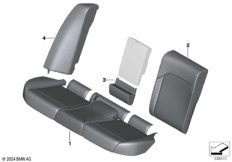 Инд.обивка заднего сид.пов.комфортности