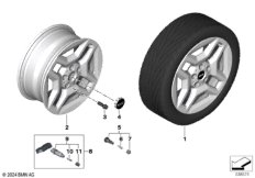 MINI л/с диск X-Spoke 981 17"
