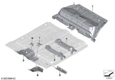 Перегородка баг.отделение/детали днища