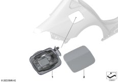 Заслонка заливного отверстия