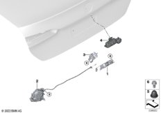 Система замков багажной двери