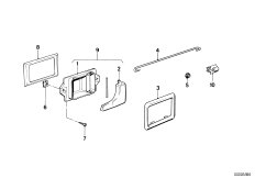 Дверь Зд-ручка привода замка двери Внутр