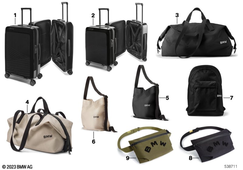 BMW Koffer und Taschen 2023/24