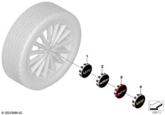 Колпак ступицы колеса неподв.