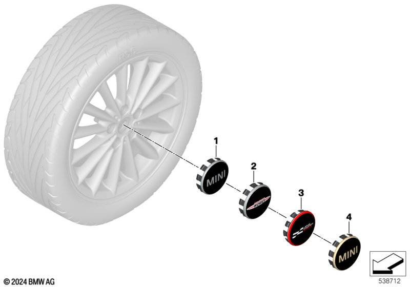 Колпак ступицы колеса неподв.