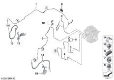 Трубопровод тормозного привода Пд