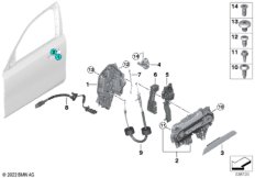 Система замков передней двери