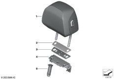 Подголовник переднего сиденья