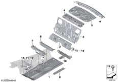 Перегородка баг.отделение/детали днища