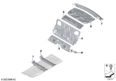 Перегородка баг.отделение/детали днища