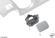 Заслонка заливного отверстия