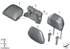 Подголовник заднего сиденья