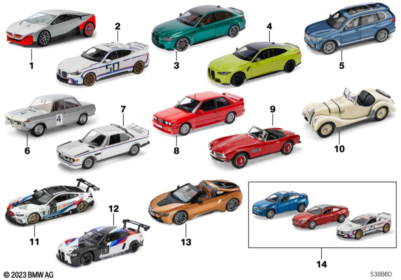BMW Miniaturen 2023/24