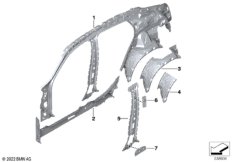 Боковой каркас Внутр