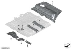Перегородка баг.отделение/детали днища