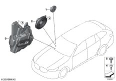 Детали динамика в двери Пд