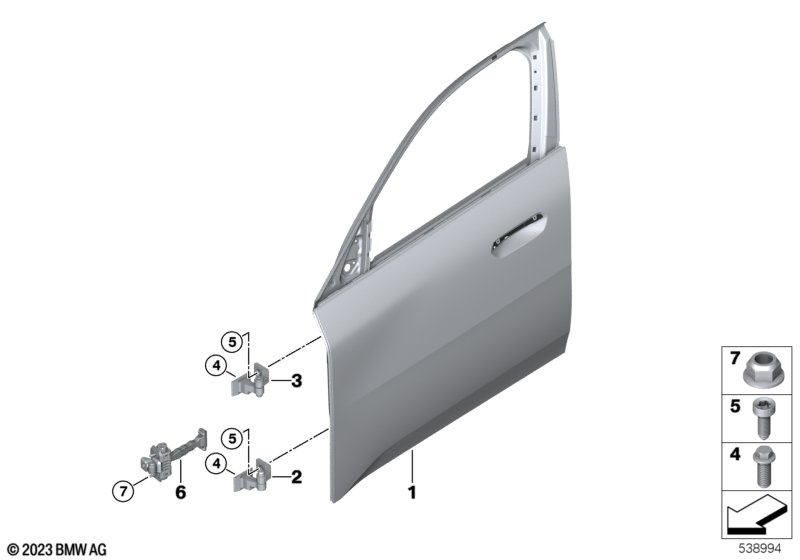 U10 дверь передняя левая