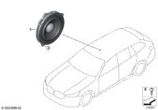 Детали стереосистемы на Зд двери